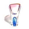 retro bohemian glass vase