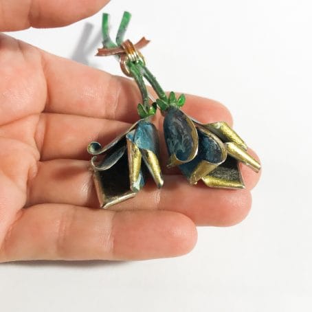 Bond boyd brooch and earrings set
