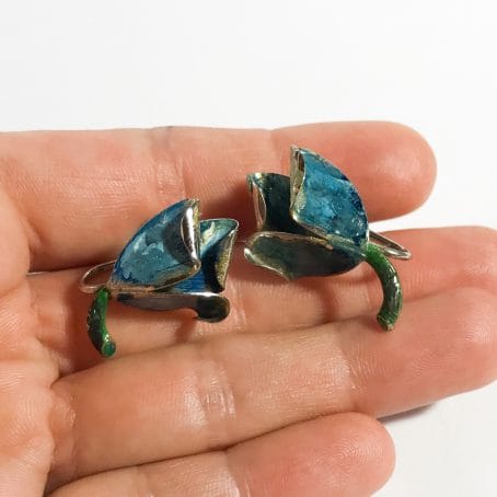 Bond boyd brooch and earrings set details