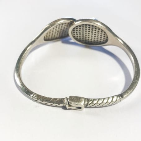 bracciale in argento firmato Antonio Fallaci designer Gucci dettagli