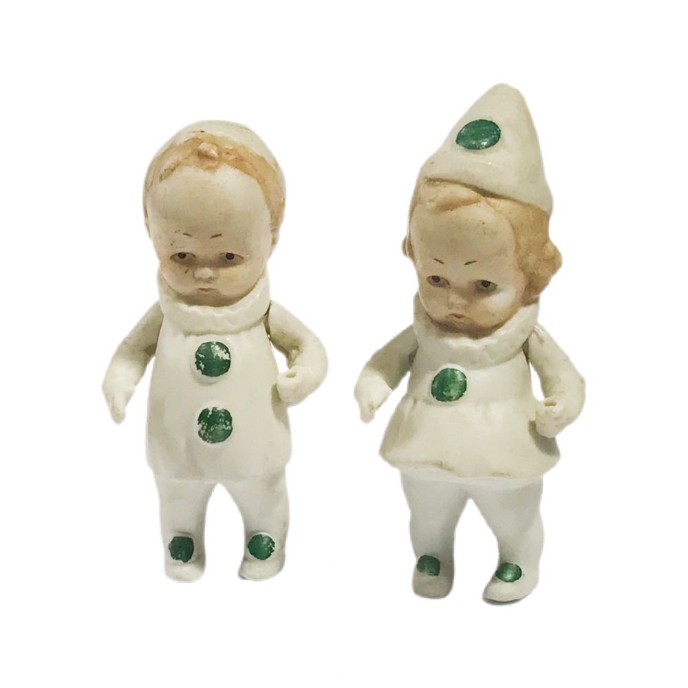 small antique dolls in biscuit porcelain Germany