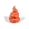 Buddha sculpture coral pendant from the early 1900s
