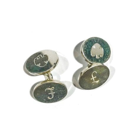 "Links of London" silver cufflinks