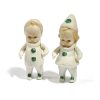 German miniature dolls from the first half of the 20th century in biscuit