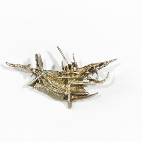 solid silver brooch “Tundra” by Juhls