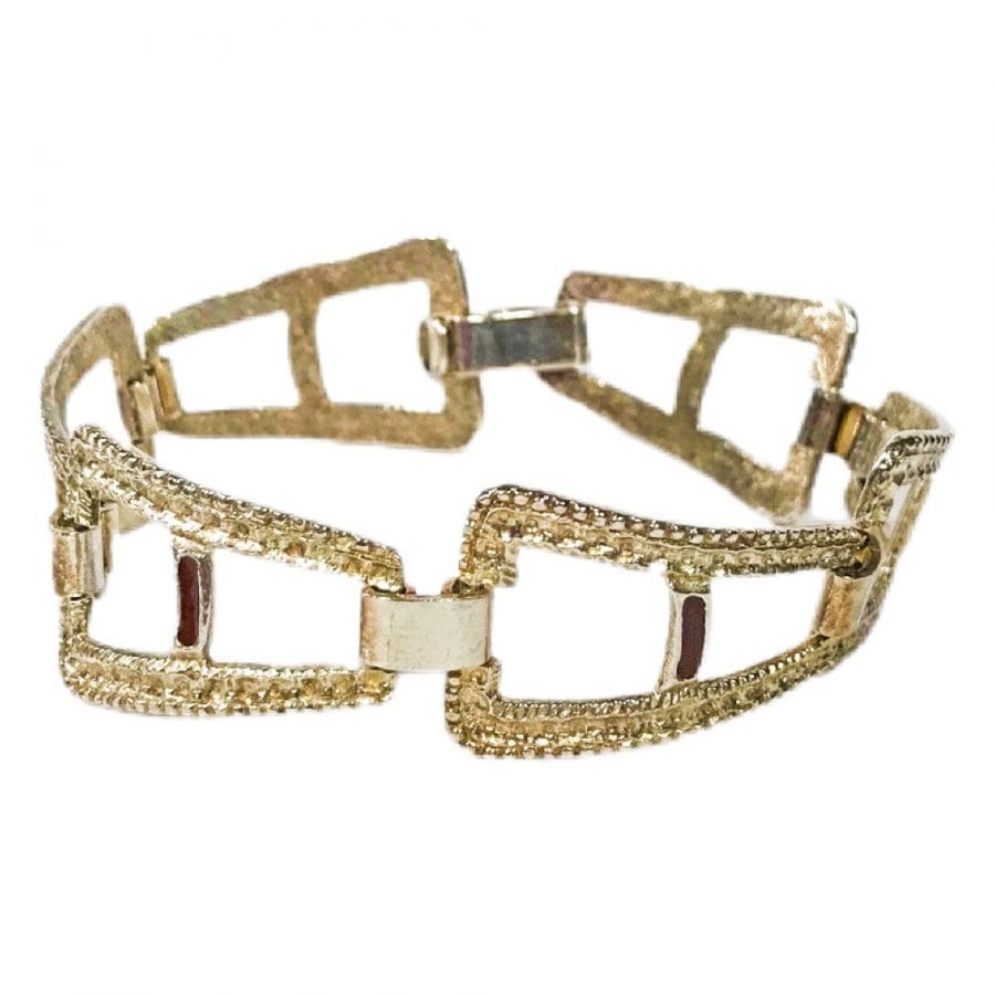bracciale anni 60 in argento e smalti