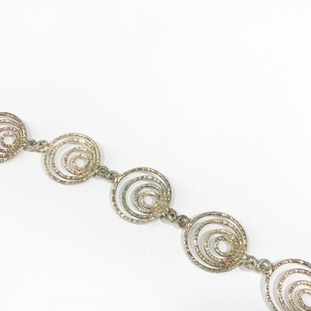 vintage silver bracelet details
