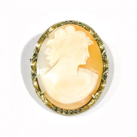 antique cameo brooch