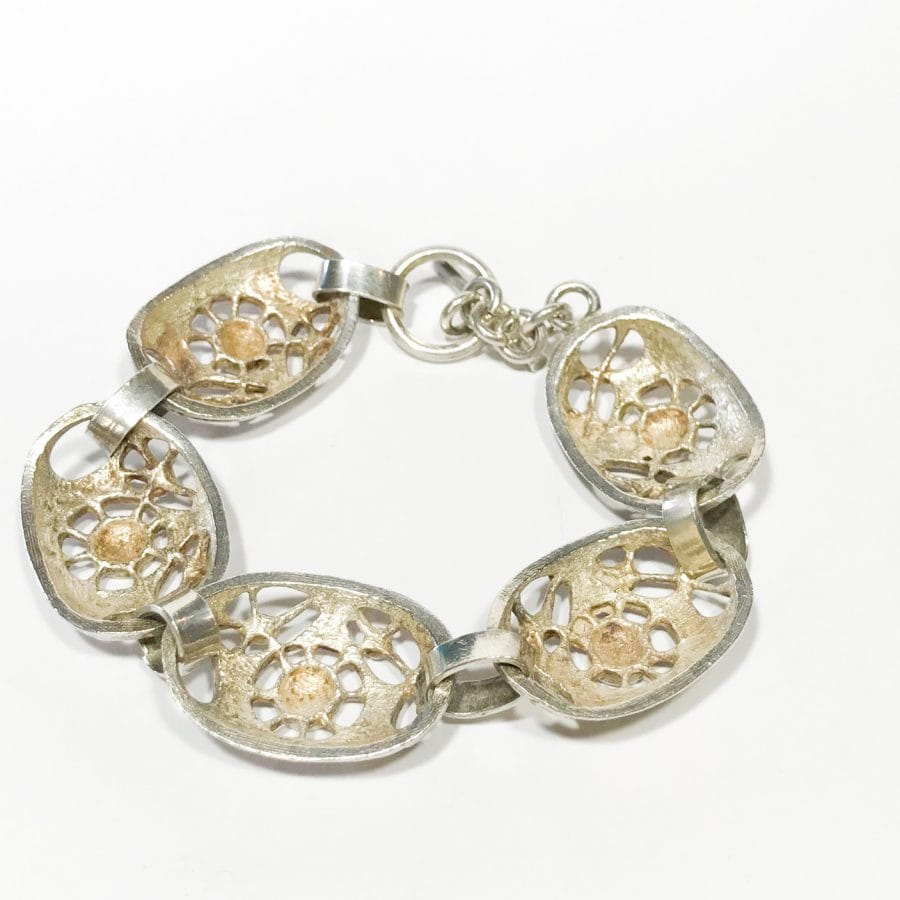 bracelet details from Arezzo years 70 in silver and enamels