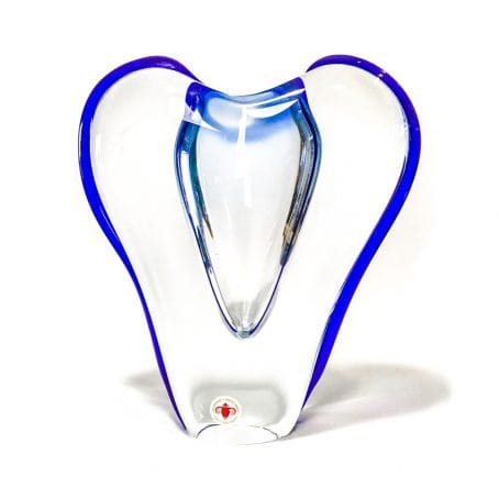 Vaso in vetro di boemia di Jan Beranek