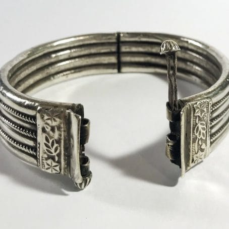 bracciale antico indiano argento