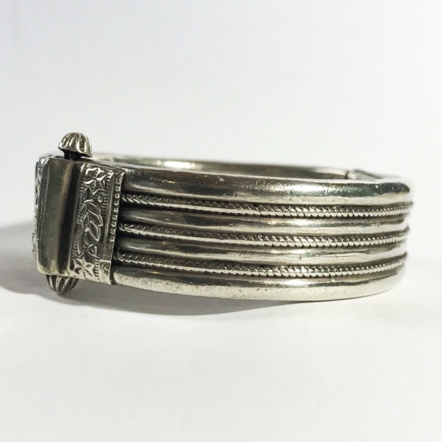bracciale bagno argento indiano colore lucido o antico  bracelet indian silver 