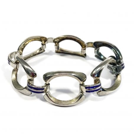 UnoaErre silver and enamel bracelet