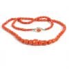 vintage italian red coral necklace