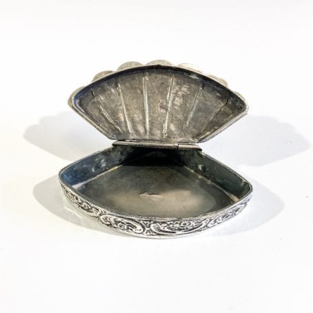 portapillole ventaglio in argento italiano - immagine 5