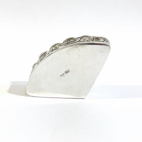portapillole ventaglio in argento italiano - immagine 6