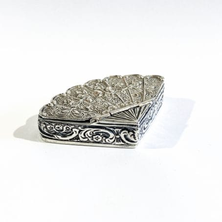 portapillole ventaglio in argento italiano - immagine 7