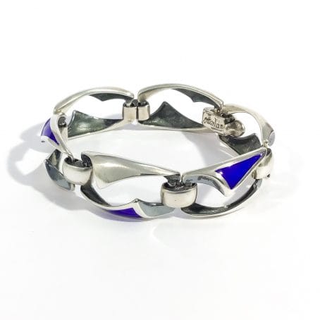 silver bracelet 925 and Ottaviani Vintage enamel
