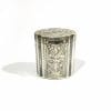 silver snuffbox with floral decorations