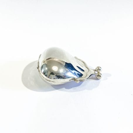 porta pillole in argento a forma di borsellino - immagine 6