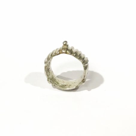 anello da uomo etnico berbero in argento