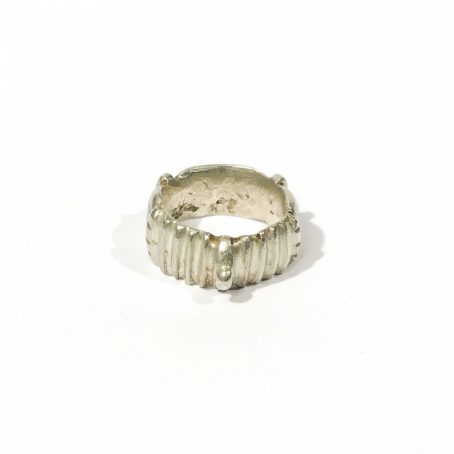 anello vintage argento etnico da uomo