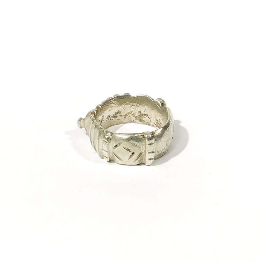 Tuareg ethnic silver vintage ring