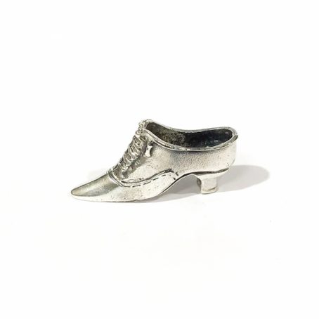 miniatura scarpa antica in argento