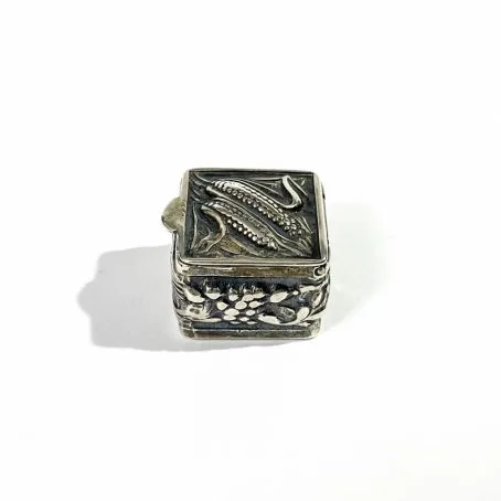 small collectible Italian pill box