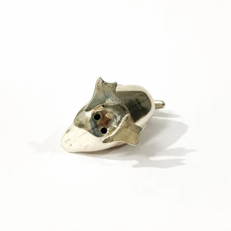 stamp silver miniature duck