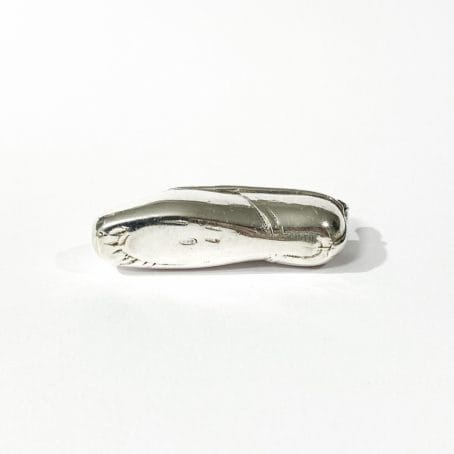 silver hallmark ballerina shoe