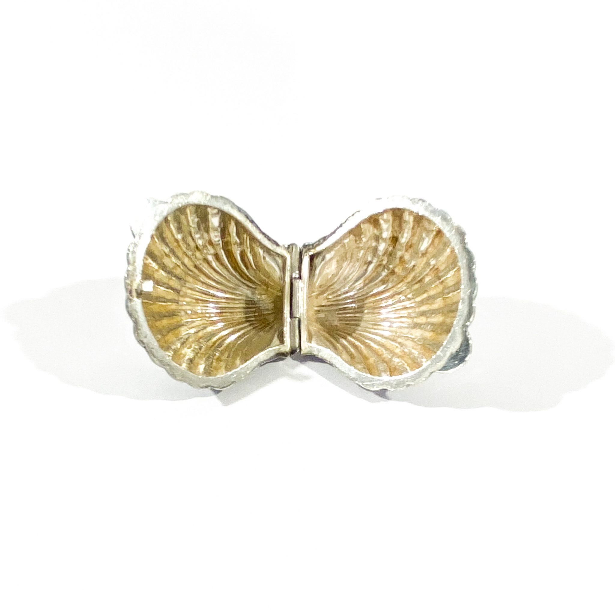porta pillole in argento a forma di cuore | Vintage Shop Online