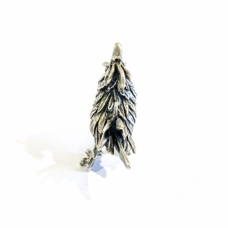 miniatura gallo in argento italiana - immagine 7