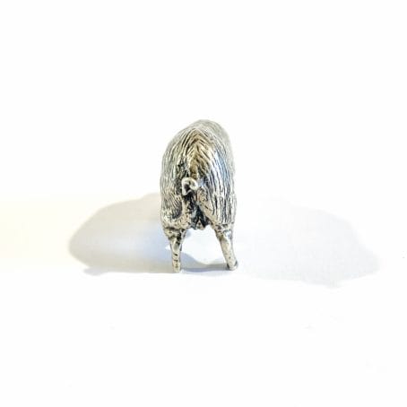 Italian silver piglet miniature - Image 7