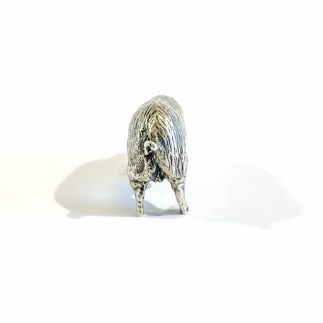 Italian silver piglet miniature - Image 7