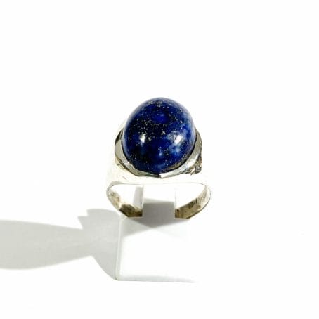 anello chevalier da uomo argento con lapislazzulo
