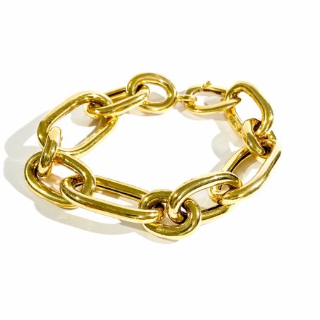 golden silver bracelet