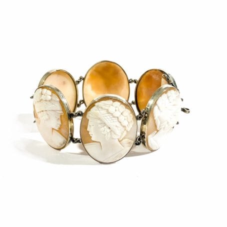 period bracelet with large cameos