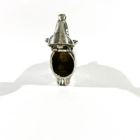porta pillole in argento a forma di maialino - immagine 10