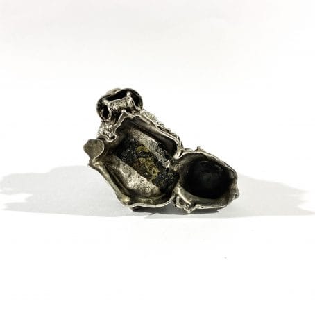 porta pillole in argento a forma di leone - immagine 7