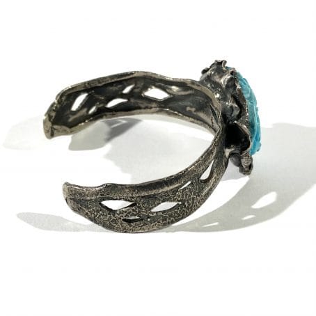 bracciale con medusa in turchese - immagine 6