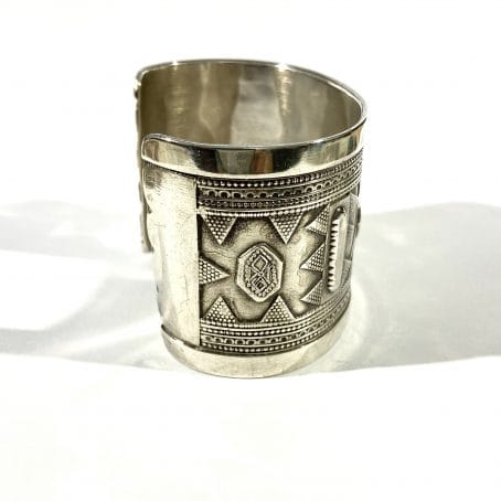 bracciale da uomo kazako in argento - immagine 5