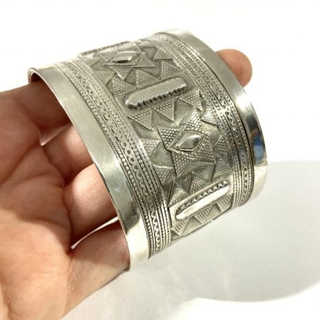 bracciale da uomo kazako in argento - immagine 6