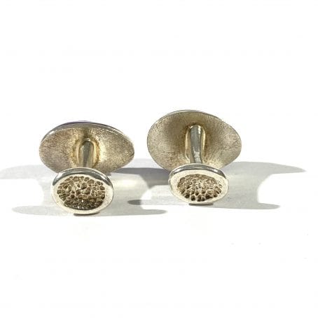 original shirt cufflinks in silver and enamel - Image 5