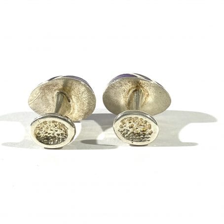 cufflinks in silver and enamel - Image 4
