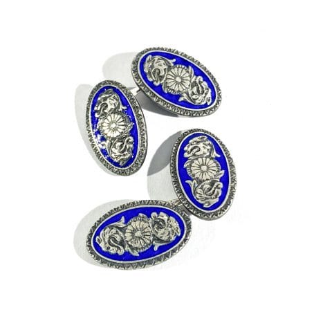 art deco shirt cufflinks