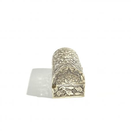 decorated silver pill holder - Image 4