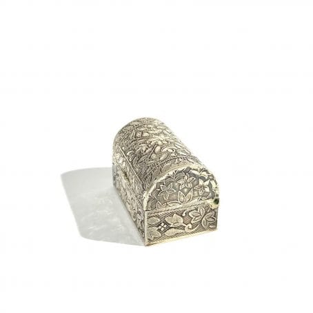 decorated silver pill holder - Image 6