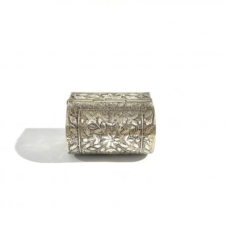 decorated silver pill holder - Image 8