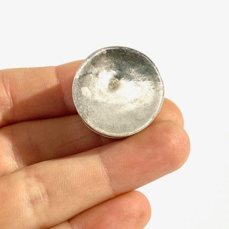 piccolo porta pillole etnico in argento - immagine 3